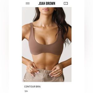 Joah Brown- Contour Bra in sueded mocha